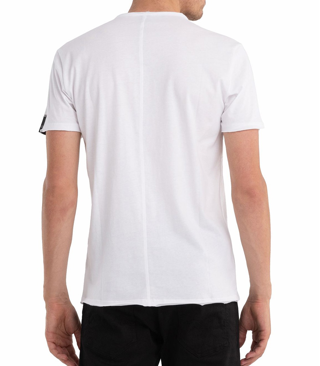 ベーシックジャージーVネックTEE 詳細画像 ホワイト 2